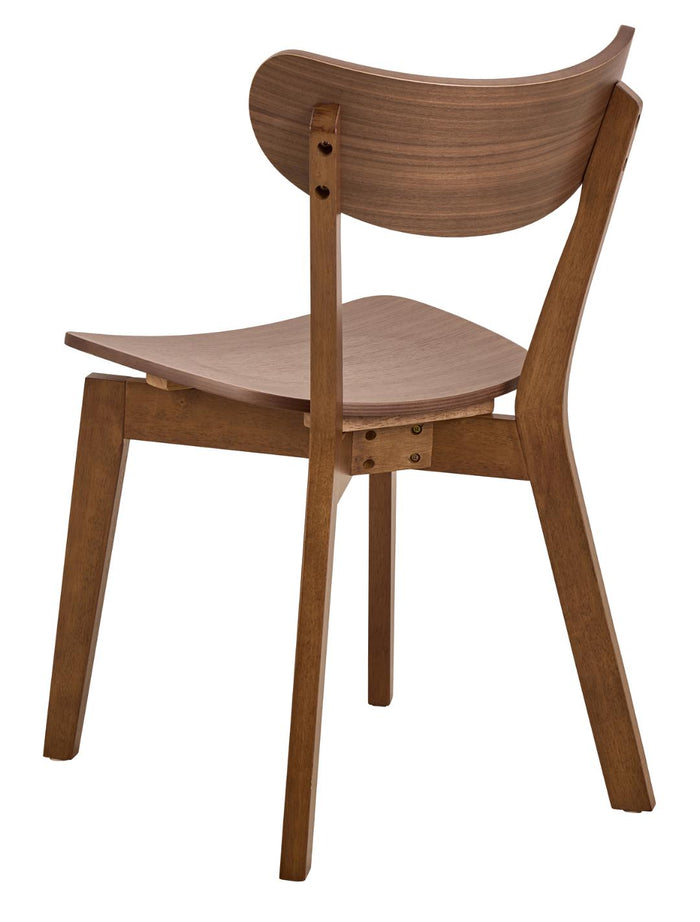 Giga Living - Eetkamerstoel - Naturel - Hout - Zithoogte 42,5cm - Levi - Set van 2