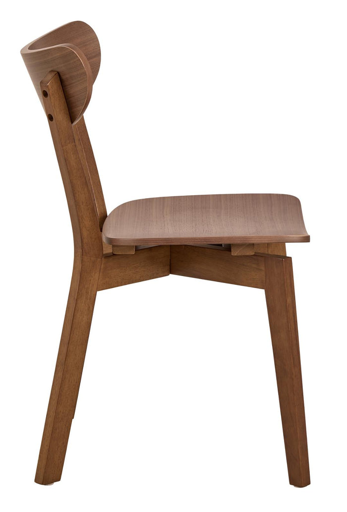 Giga Living - Eetkamerstoel - Naturel - Hout - Zithoogte 42,5cm - Levi - Set van 2