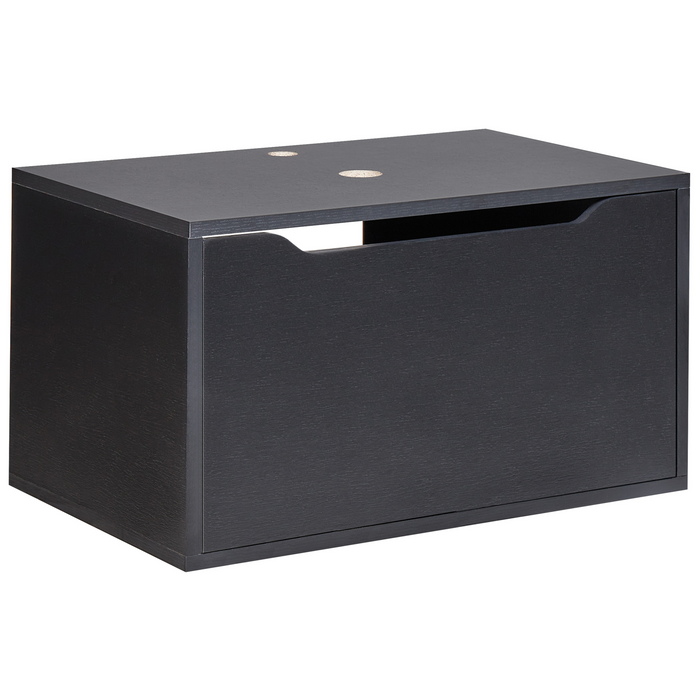 Beliani - PETROLINA - Wastafelkast - Zwart - Vezelplaat