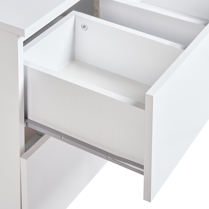 Beliani - SERRA - Badkamerkast - Wit - 60 x 47 cm - MDP