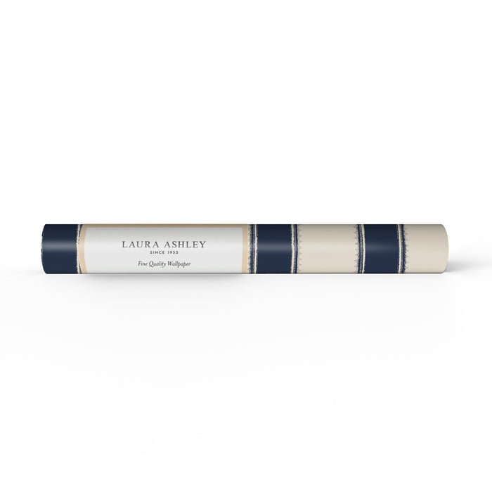 Laura Ashley Denwick Stripe Behang - Streep - 10mx52cm - Blauw