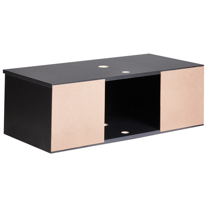 Beliani - RUPANCO - Badkamerkast - Zwart - 80 x 40 cm - MDP