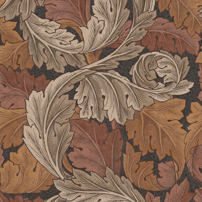 William Morris at Home vliesbehang Acanthus Burnt Orange