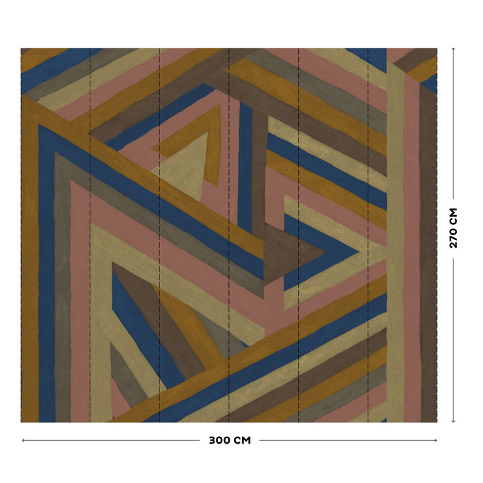 LOOKS by Wolfgang Joop Fotobehang - Dreiecke - 270x300cm