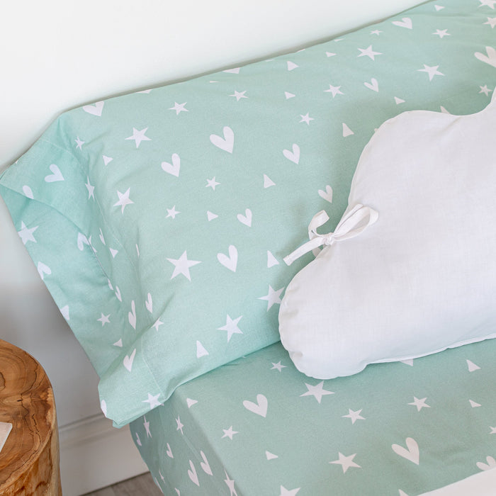 Fairy dust Dekbedovertrek 2-delig Happyfriday Mini, Veelkleurig, 100% katoen, de kwaliteit van 150 TC