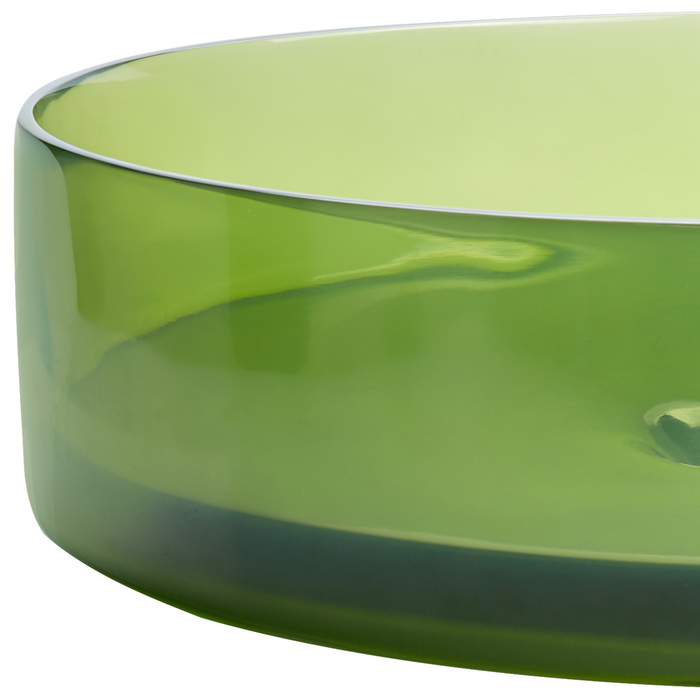 Beliani - TOLOSA - Wastafel - Groen - Solide ondergrond