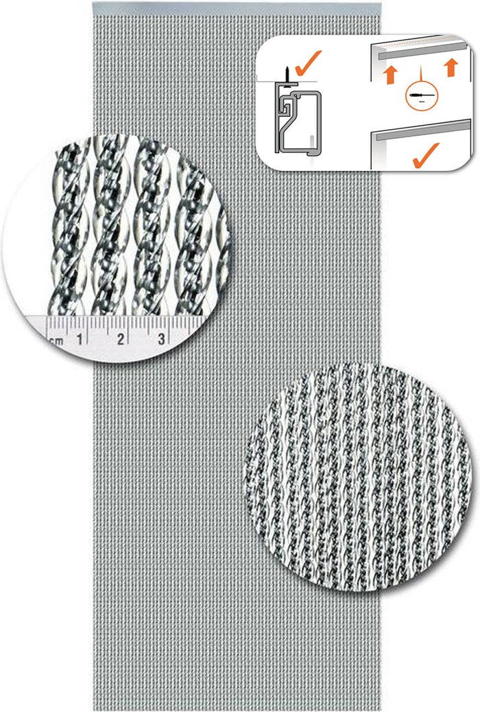 Vliegengordijnenexpert Venetië Vliegengordijn - 100x240 cm -