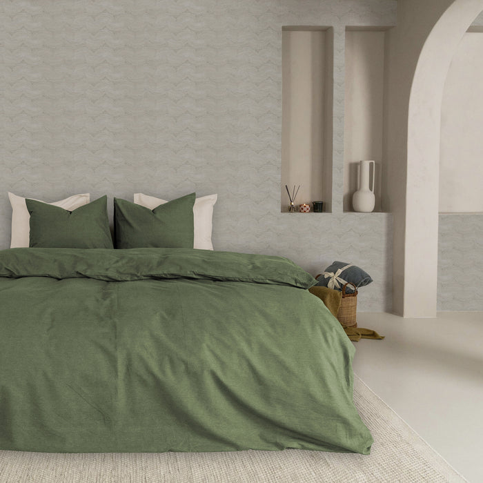 Kayori vliesbehang Sasa - Grijs