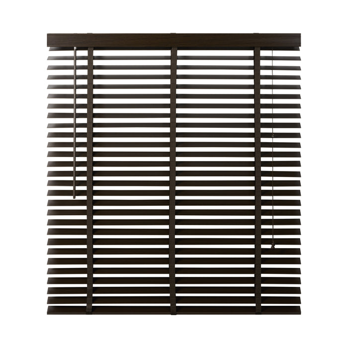 Jaloezie Hout Bruin - Hout - 120x130x5cm (BxHxD)