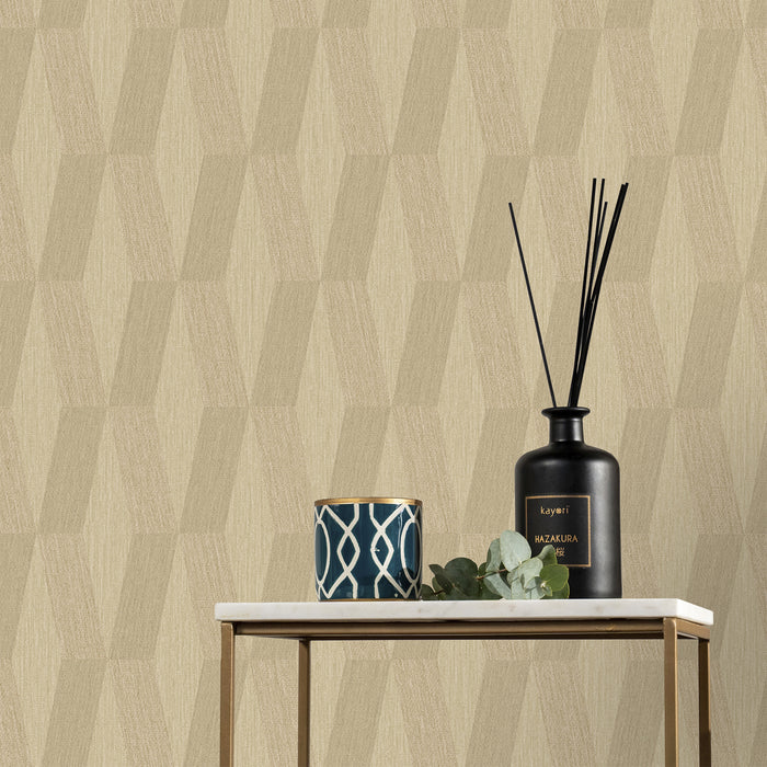 Kayori vliesbehang Zao - Goud