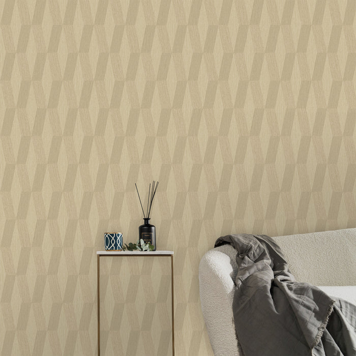 Kayori vliesbehang Zao - Goud