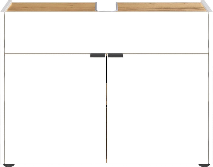 Germania Forano Wit | Eiken Wastafelonderkast 80 cm