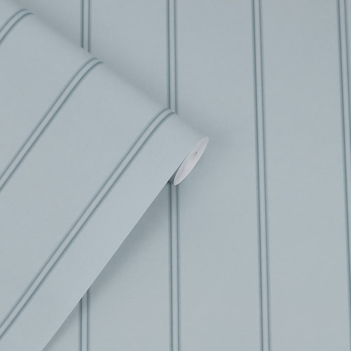 Laura Ashley Chalford Wood Panelling Behang - Streep - 10mx52cm -