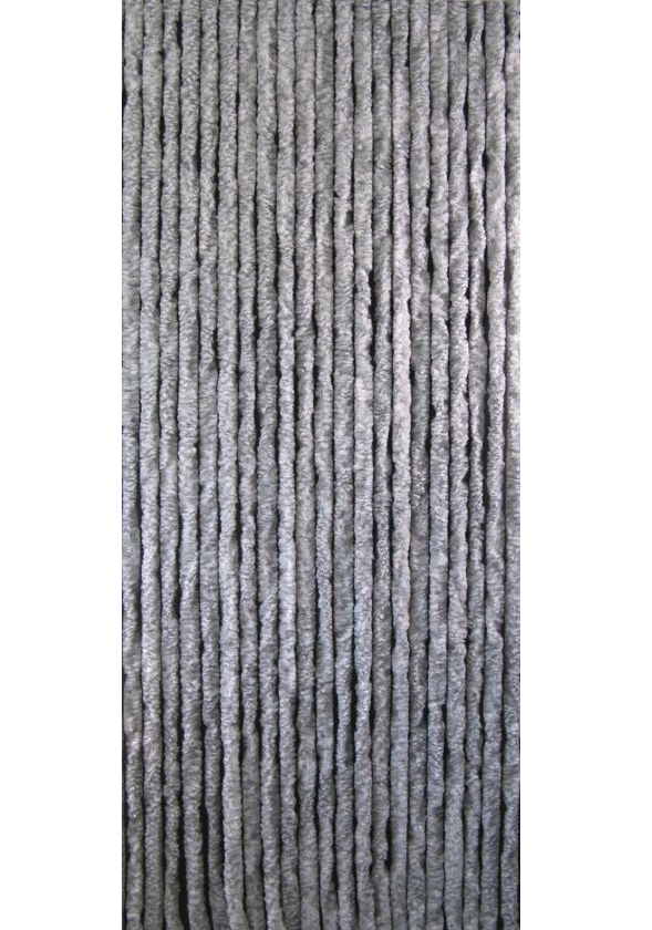 Vliegengordijn Kattenstaart - Grijs|Wit Gemêleerd - 120cm