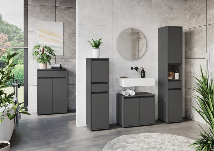 Germania Lemont Grafiet Badkamerkast