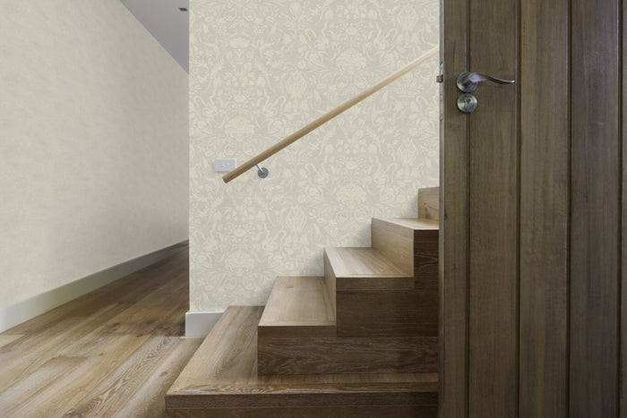 LOOKS by Wolfgang Joop Vliesbehang - Uni - Beige - 10mx53cm