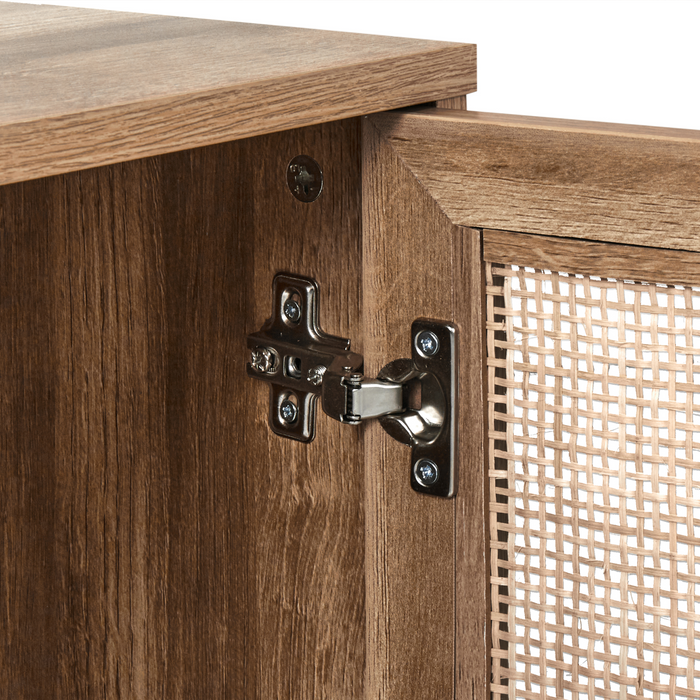 Beliani - ROSELL - Staande wastafelkast - Lichthout - Vezelplaat