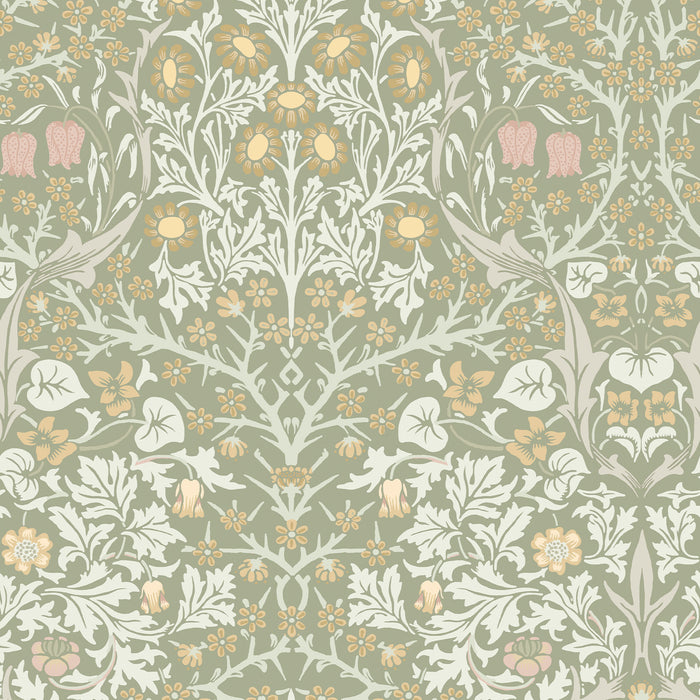 William Morris at Home vliesbehang Blackthorn Sage
