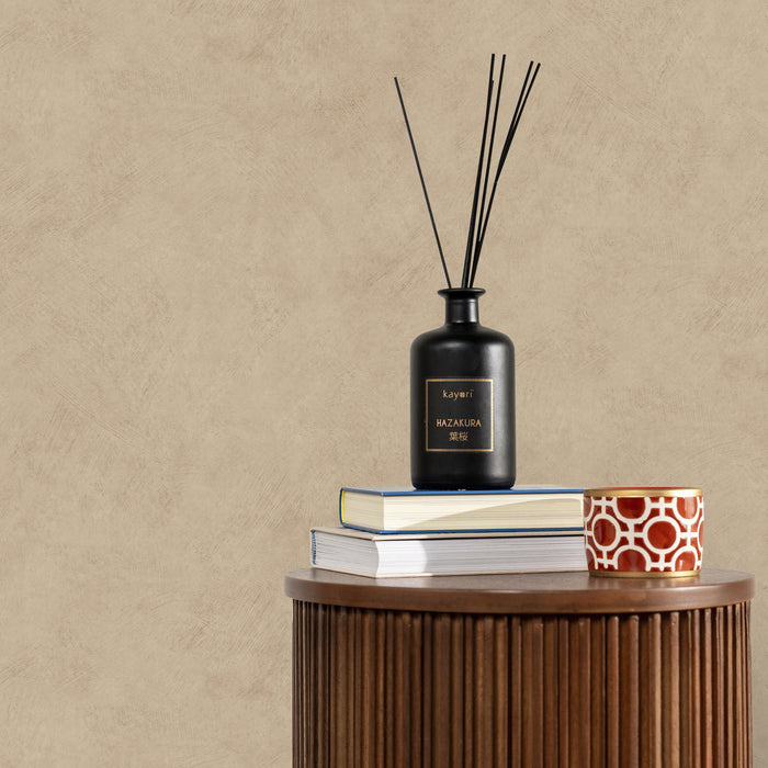 Kayori vliesbehang Asamo - Goud