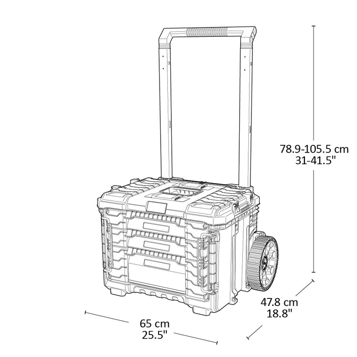 Keter Pro Gear XL 3 Drawers Cart