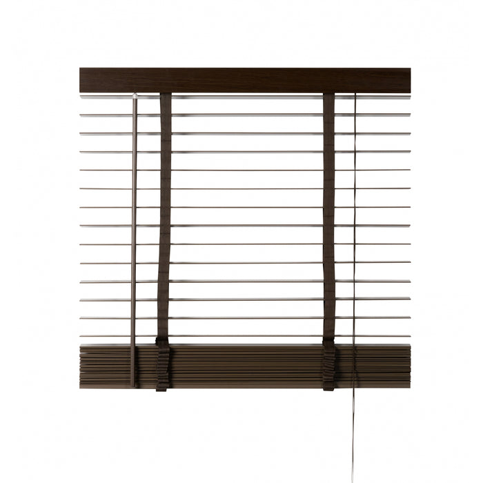 Jaloezie Hout Bruin - Hout - 60x180x5cm (BxHxD)