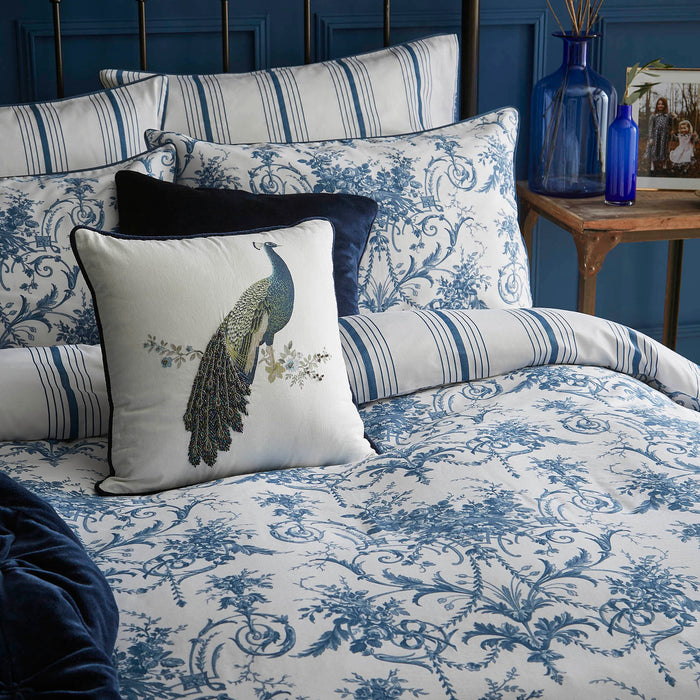 Laura Ashley Tuileries Midnight Dekbedovertrek lits-jumeaux 230 x