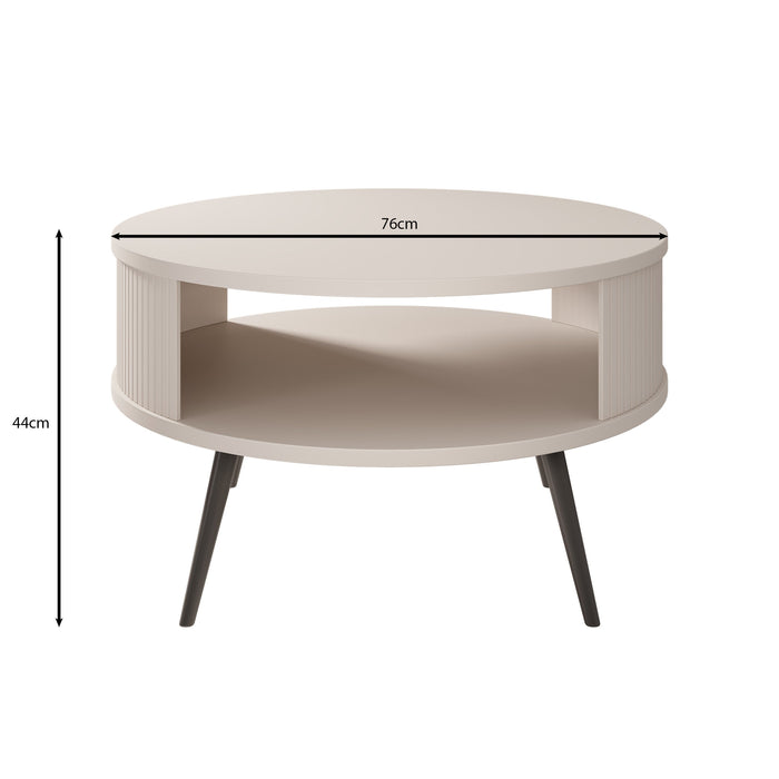 Meubella - Salontafel Riley - Eiken - 76 cm
