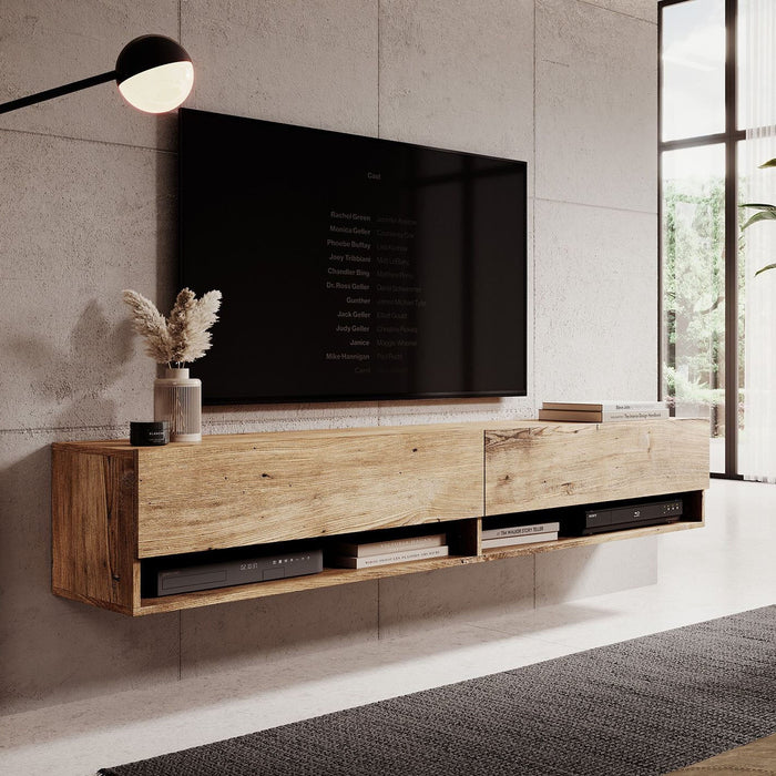 Meubella - TV-Meubel Asino - Kastanje - 180 cm