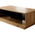 Meubella - Salontafel Acuna - Mat zwart - Eiken - 120 cm