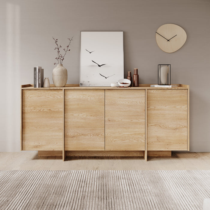 Meubella - Dressoir Jaxon - Eiken - 200 cm