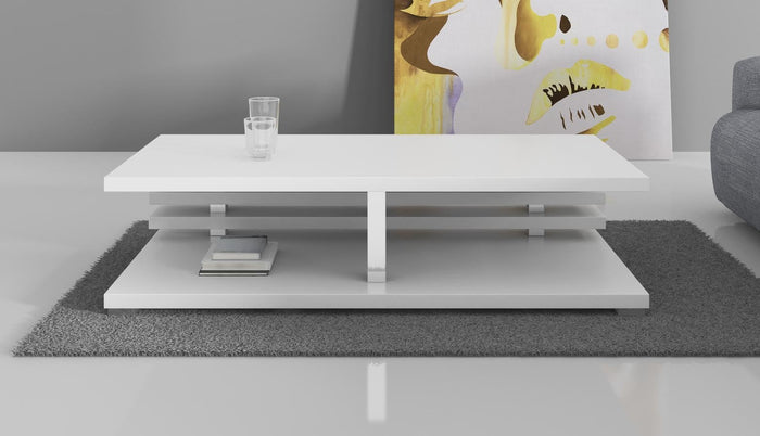 Meubella - Salontafel Altea - Wit - 120 cm