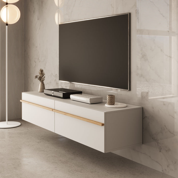Meubella - TV-Meubel Arda - Beige - 154 cm