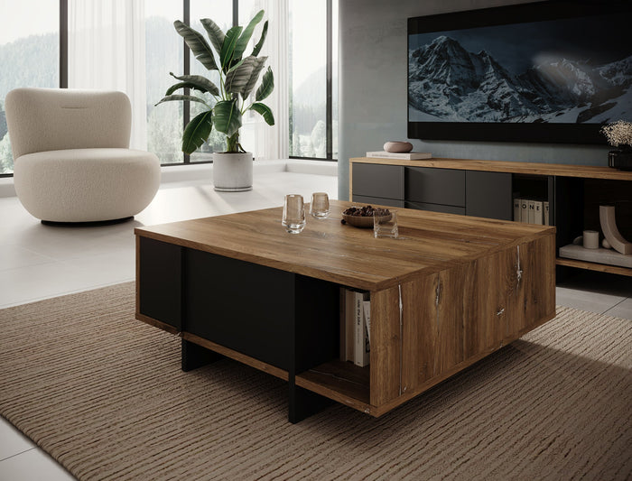 Meubella - Salontafel Jonna - Eiken - 100 cm