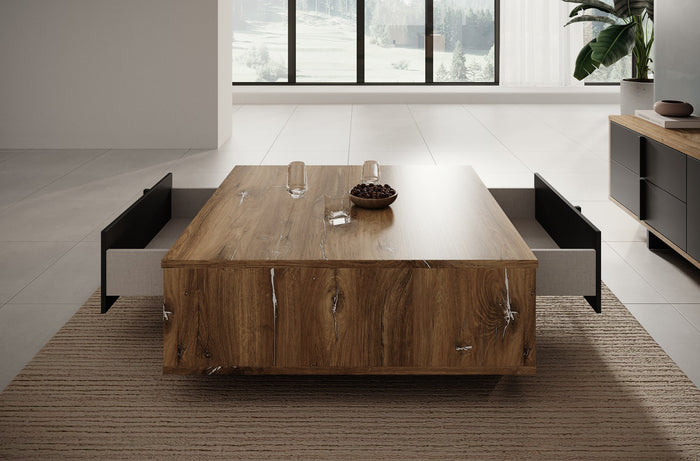 Meubella - Salontafel Jonna - Eiken - 100 cm