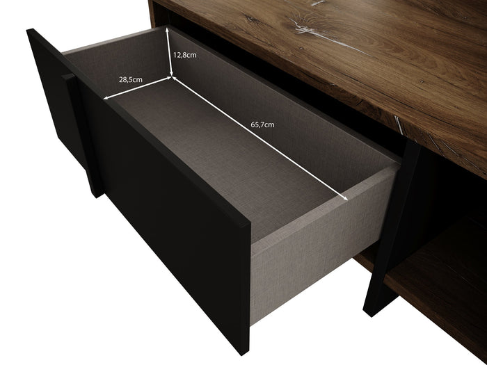 Meubella - Salontafel Jonna - Eiken - 100 cm