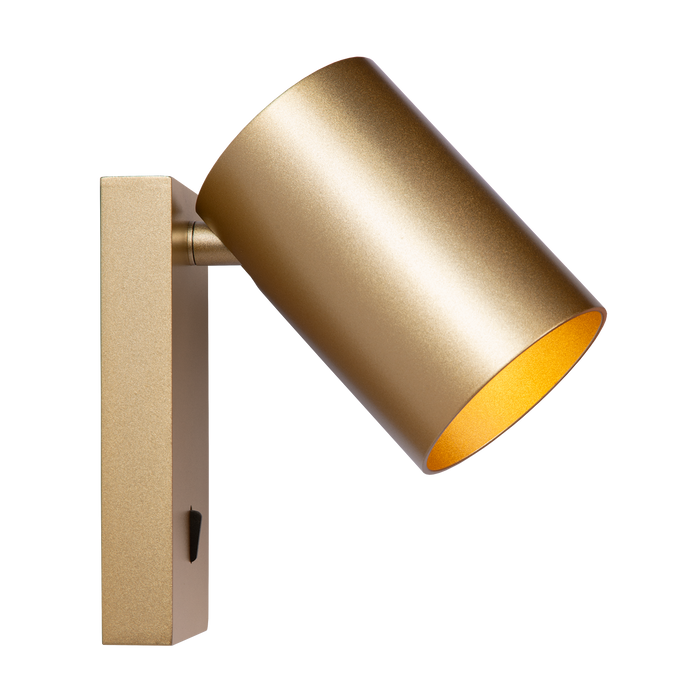 Atmooz Nuo - Goud - Metaal - Kantelbare Spot met Schakelaar