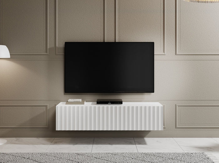 Meubella - TV-Meubel William - Wit - 150 cm