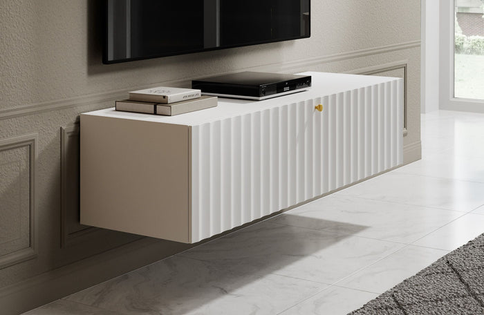 Meubella - TV-Meubel William - Wit - 150 cm