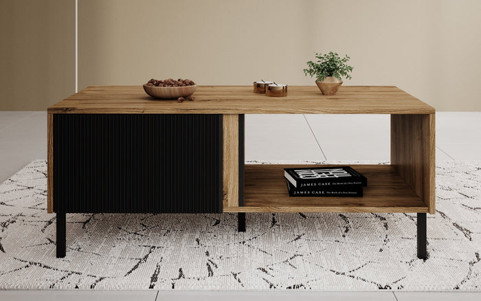 Meubella - Salontafel Margareth - Eiken - 110 cm