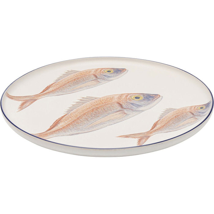 Kare Design borden - vissen - 27cm - Set van 8