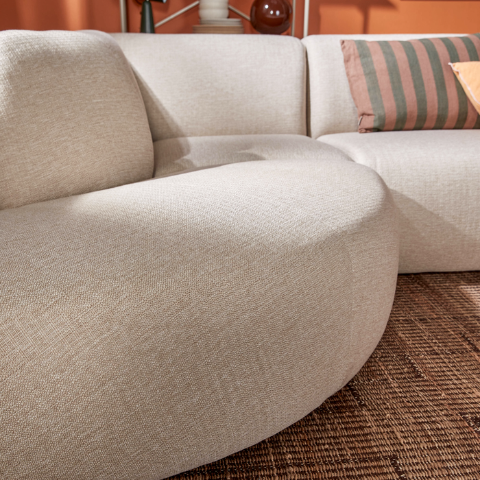 by fonQ Move Hoekbank Links - Ronde Hoek - Open Eind - Zand