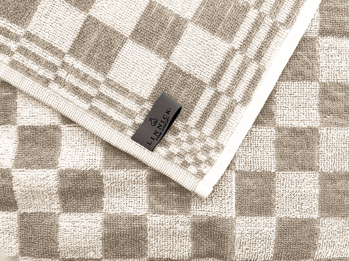 LINNICK Keukendoekset Blok 50x50cm - zand - set van 10