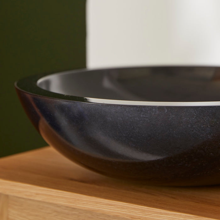 Tikamoon - Calypso - Marmeren wastafel black