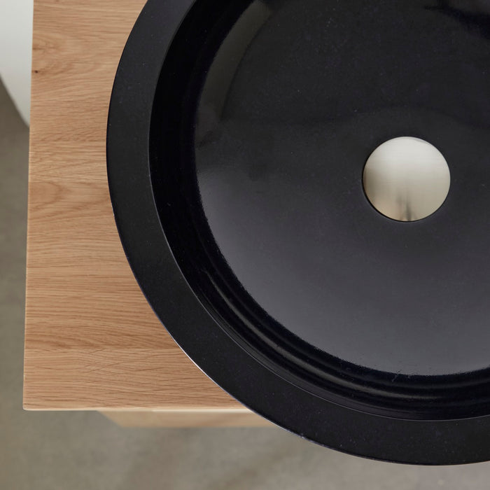 Tikamoon - Calypso - Marmeren wastafel black