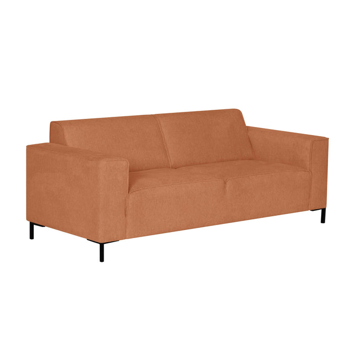 by fonQ Loft 2-zitsbank - Chenille - Roest