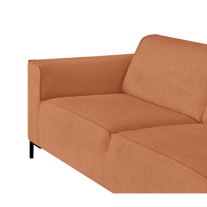 by fonQ Loft 2-zitsbank - Chenille - Roest