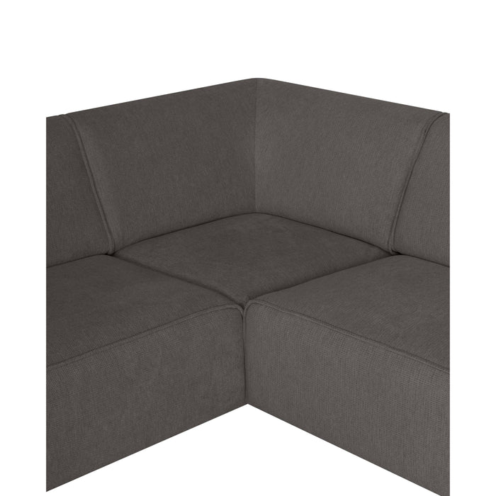 by fonQ Loft Hoekbank Rechts - Chenille - Antraciet