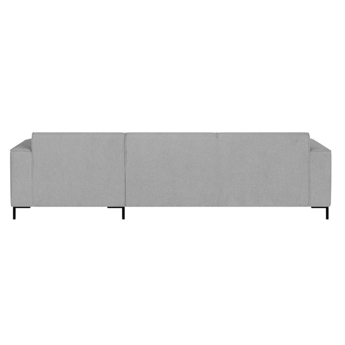 by fonQ Loft Hoekbank met Chaise Longue Rechts - Chenille - Greige
