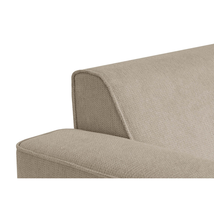 by fonQ Loft Hoekbank met Chaise Longue Rechts - Chenille - Greige