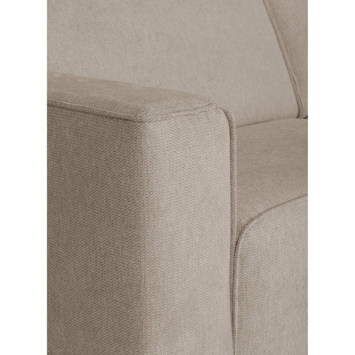 by fonQ Loft Hoekbank met Chaise Longue Rechts - Chenille - Greige